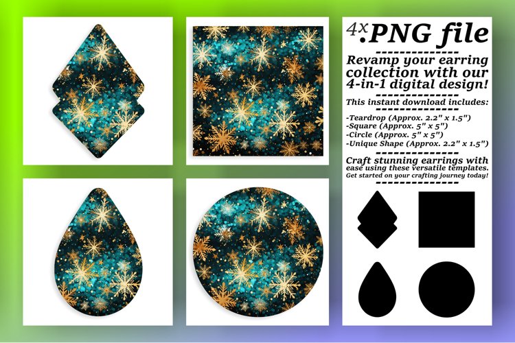 Glitz and Glamour: Snowflake Magic Sublimation