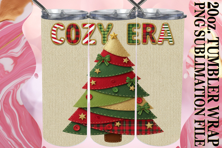 Timeless charm 20oz tumbler wrap, Holiday