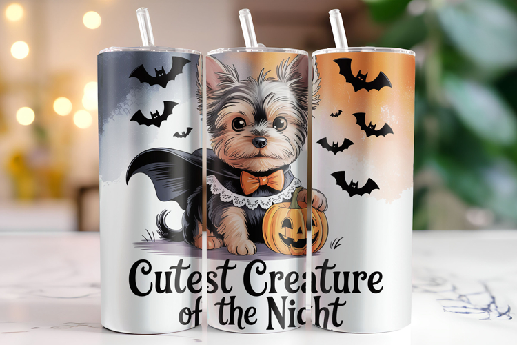 Cutest Creature of the Night Tumbler Wrap | Sublimation