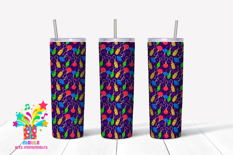 Merry Christmas Skinny tumbler Sublimation #11 example image 1