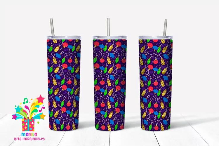 Merry Christmas Skinny tumbler Sublimation #11