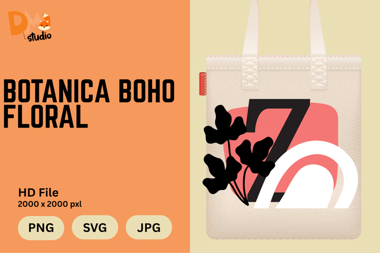 Boho Floral Svg Image 6