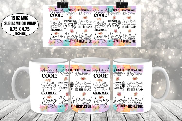 Funny Mug Wrap Sublimation, Funny Mug Wrap
