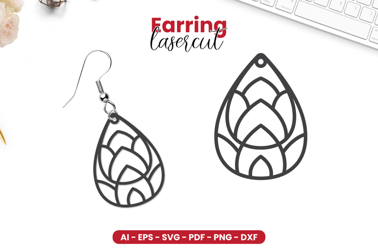 Earring LaserCut - Lasercut File