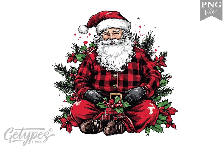Santa Christmas Clipart Image 11