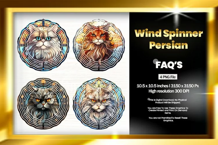 Persian Wind Spinner Sublimation - 04 Variation