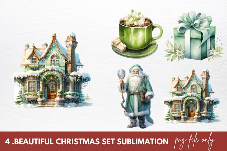 Christmas Watercolor Clipart Image 14