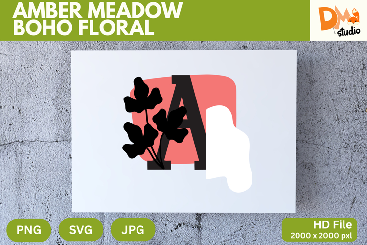 Boho Floral Svg Image 11