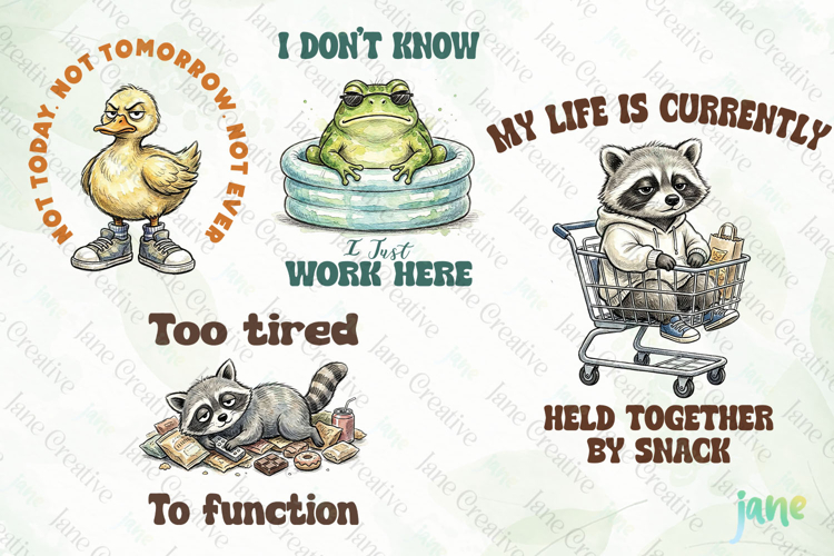 Funny Sarcastic Animal Quotes Clipart