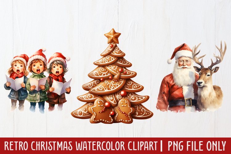 Vintage Christmas Clipart Image 6