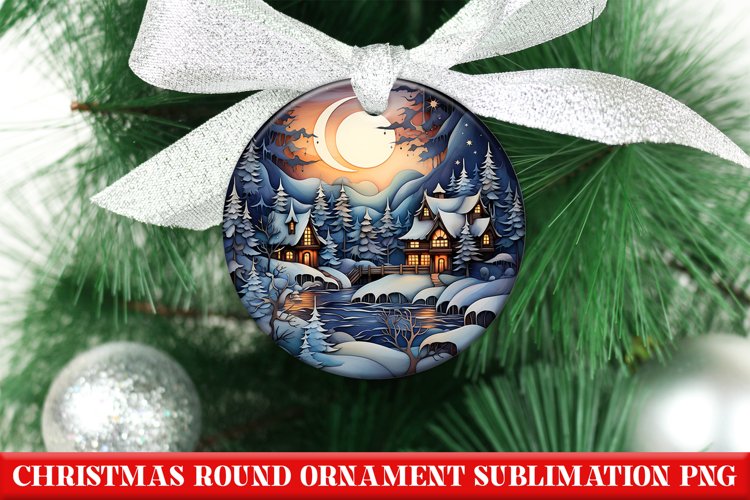 Christmas Ornament Sublimation Designs Image 22
