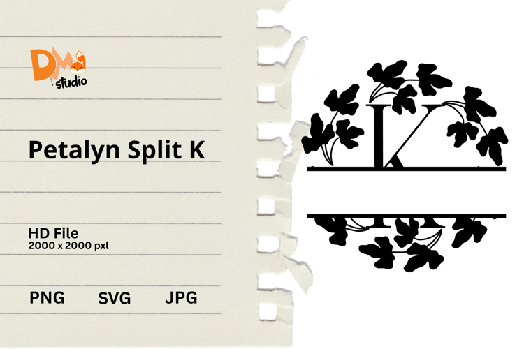Floral Monogram Letter Svg Image 19