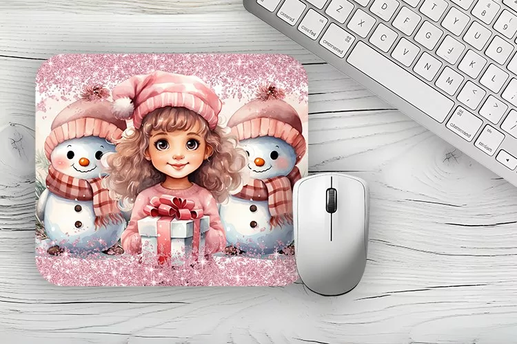 Christmas Mousepad PNG, Christmas Mousepad sublimation