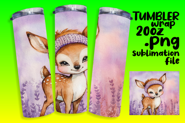 20oz Tumbler Template for Creative Minds , Animals example image 1