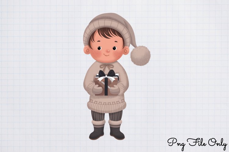 Boho Christmas Clipart Image 6