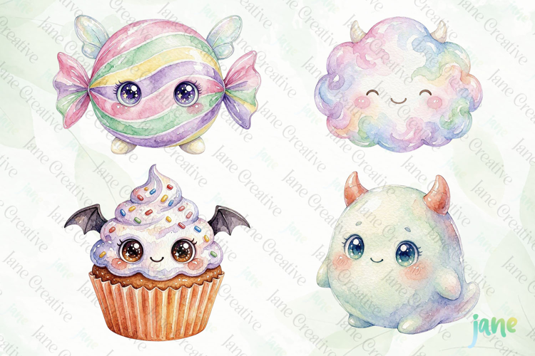 Cute Whimsical Monster Clipart