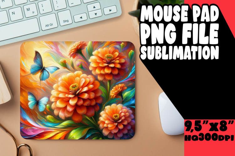RADIANT desk MAT Artistic Touch, Flowers