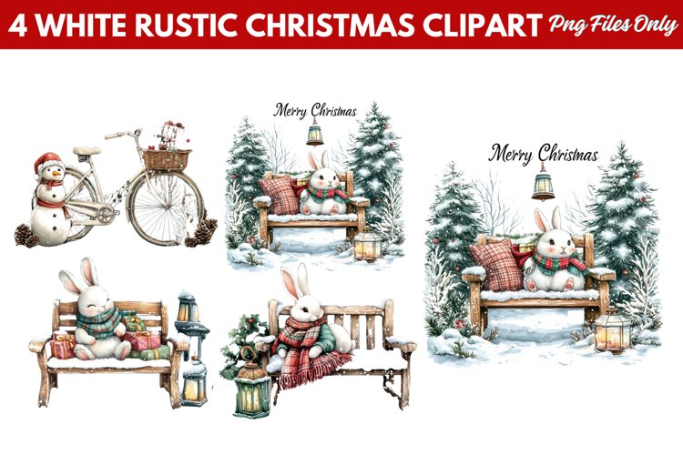 Rustic Christmas Clipart Image 8