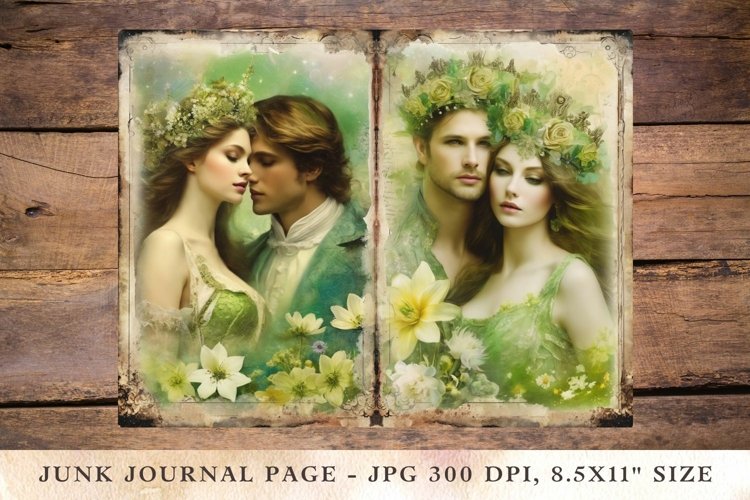 Printable Junk Journal couple 2