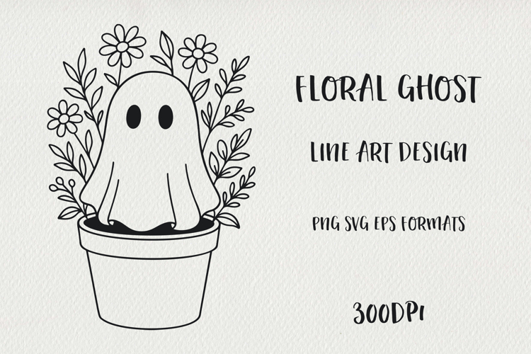 Floral Outline Svg Image 5