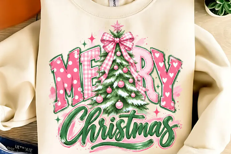 Merry Christmas PNG, Christmas Trees PNG, Christmas Shirt