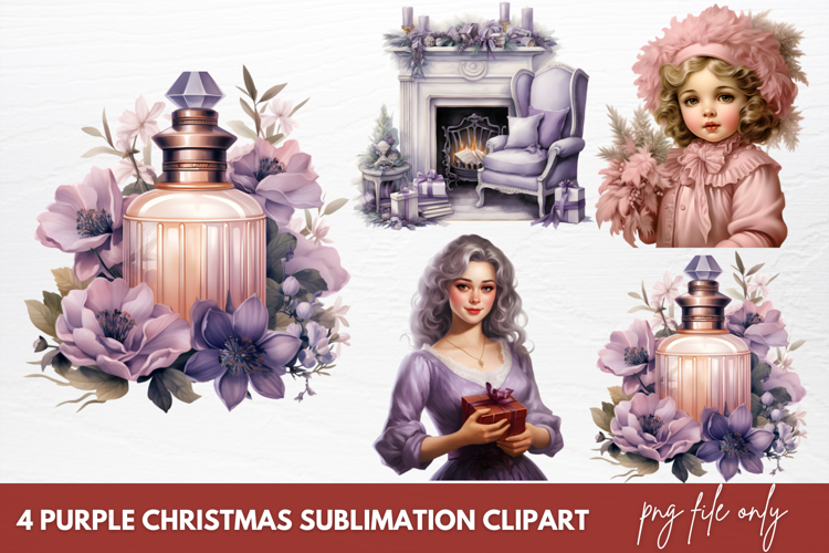 Christmas Watercolor Clipart Image 7