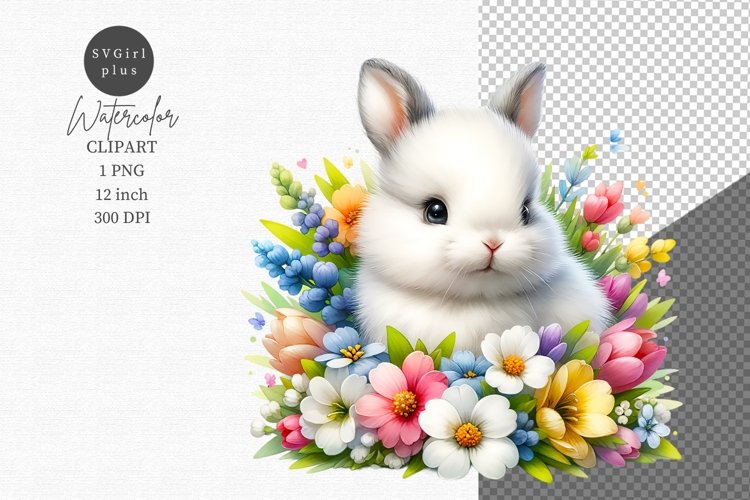 Cute Animals Clipart, Bunny clipart