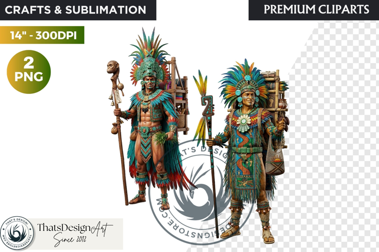 Aztec Deities Pantheon Cliparts | Ancient Mythology gods PNG