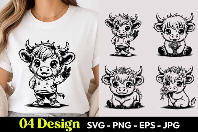 Baby Cow Svg Image 17