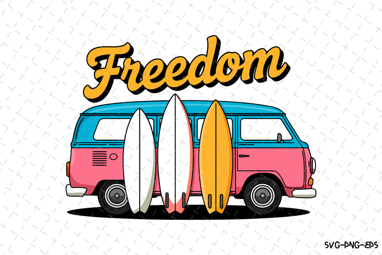 Freedom SVG Design | Summer | SVG Cut files
