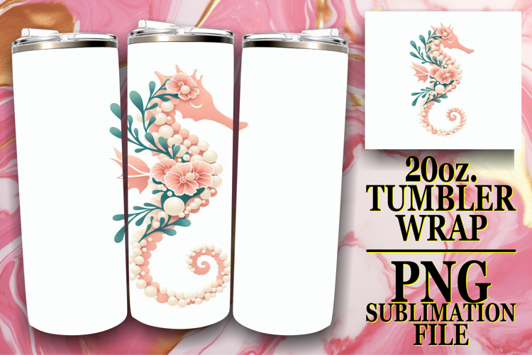 Radiant days 20oz tumbler wrap, Flower Animals