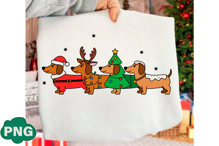 Christmas Dachshund PNG Dog Lover PNG