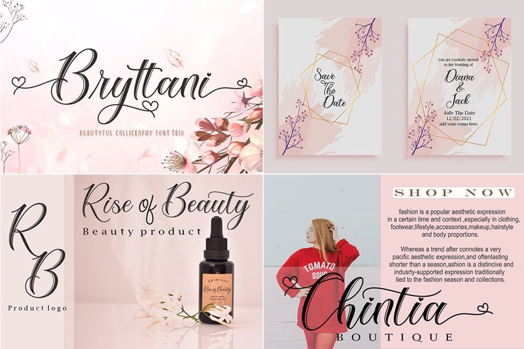 Lovely Font Bundle