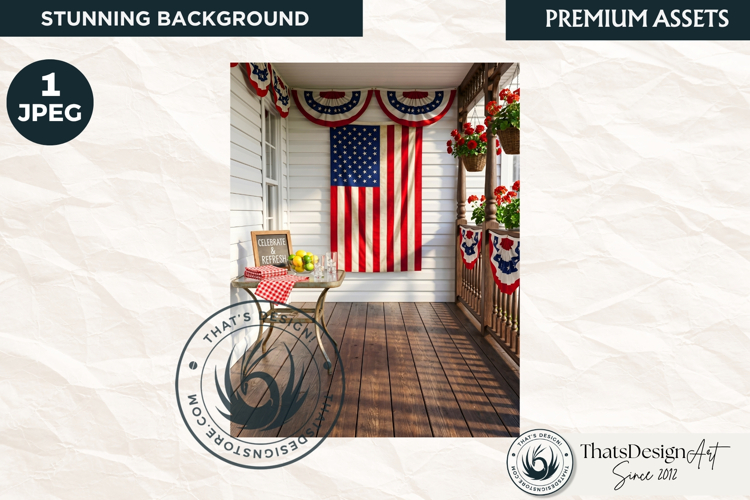 Patriotic Americana Backdrops - 4th of july backgrounds
