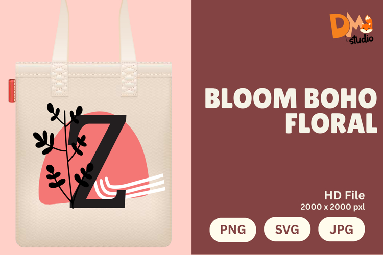 Boho Floral Svg Image 5