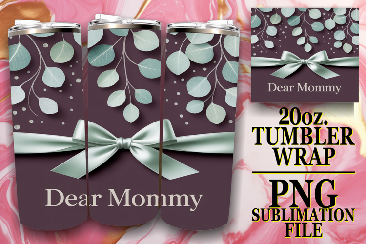 Joyful Adventures 20oz tumbler wrap, Mother's Day