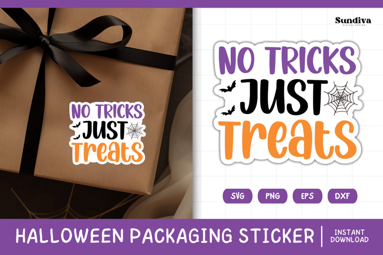 Halloween Small Business Packaging Sticker | Just Treats