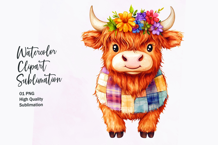 Highland Cow Clipart Image 9