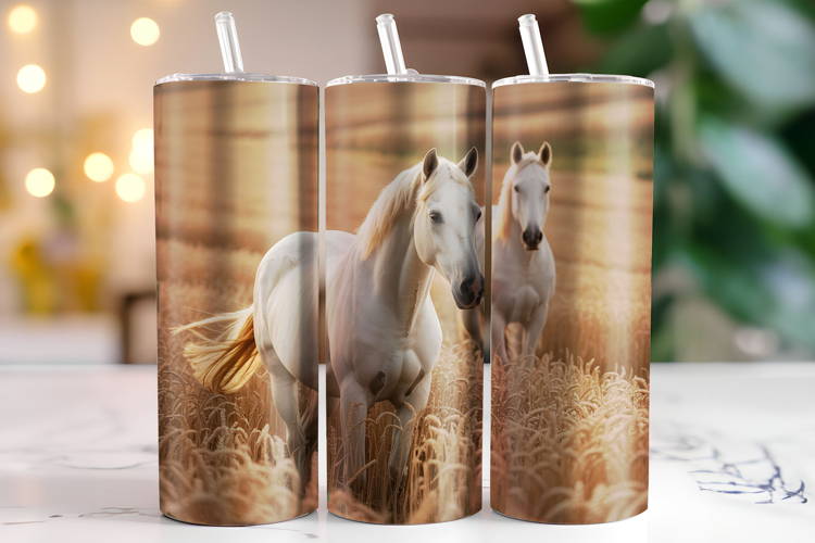 Horse Tumbler Wrap | Sublimation | Tumblers