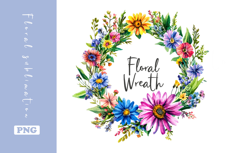 Floral Wreath Clipart Image 18