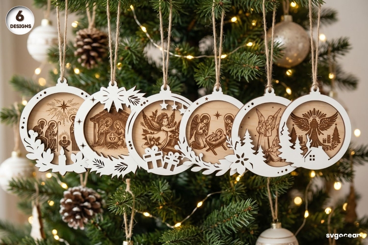 Nativity Scene Laser Cut Image 4