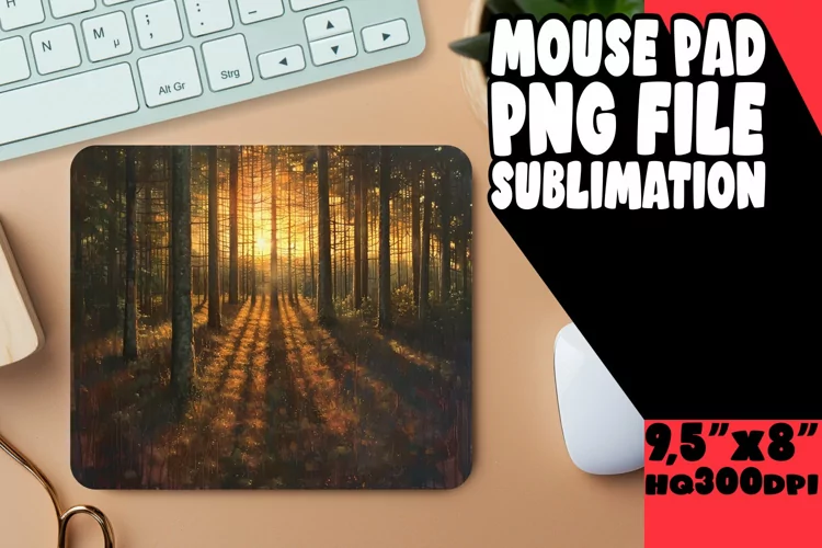 Beauty Vista Mouse Pad Sublimation