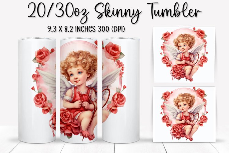 Valentines Day Skinny Tumbler - Sublimation Tumbler Design