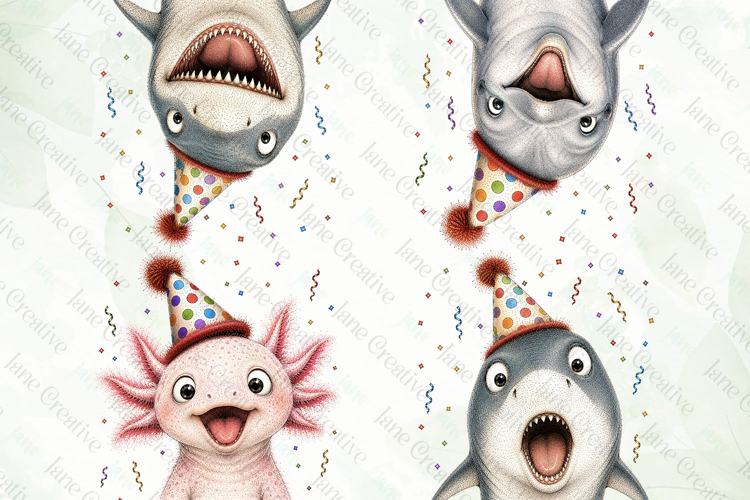 Surprise Birthday Animal PNG Clipart