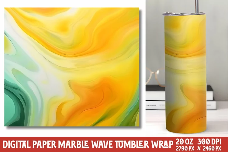 Marvel Wave Tumbler Wrap Sublimation