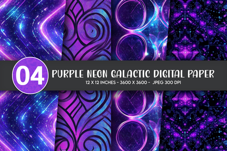 Purple Neon Background Image 15