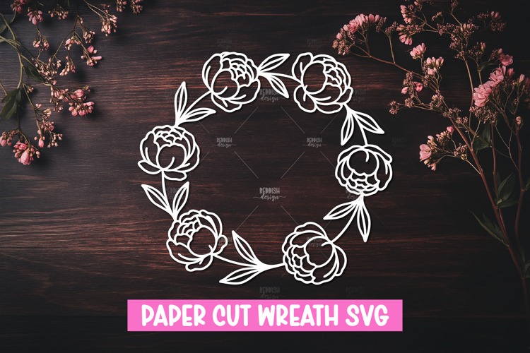 Floral Wreath Svg Image 7