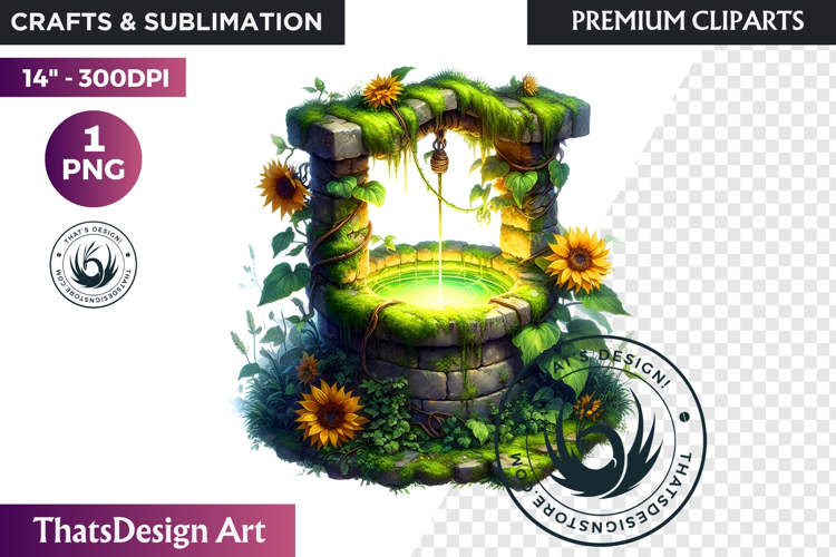 Enchanted Woodland Animal & Sunflower Clipart PNG