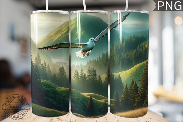 Albatross Tumbler Wrap - Albatross Tumbler Design example image 1