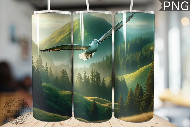 Albatross Tumbler Wrap - Albatross Tumbler Design